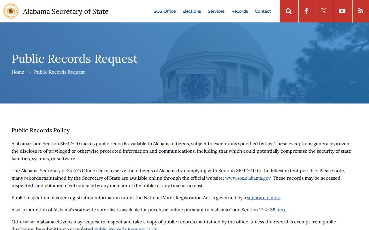 Greene County 72 hour release Alabama public records source
