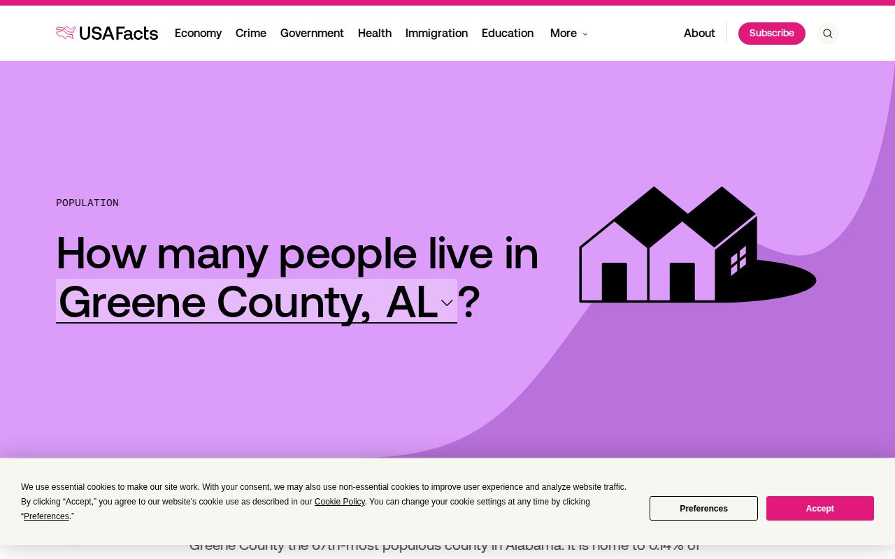 Greene County Jail release records local population context