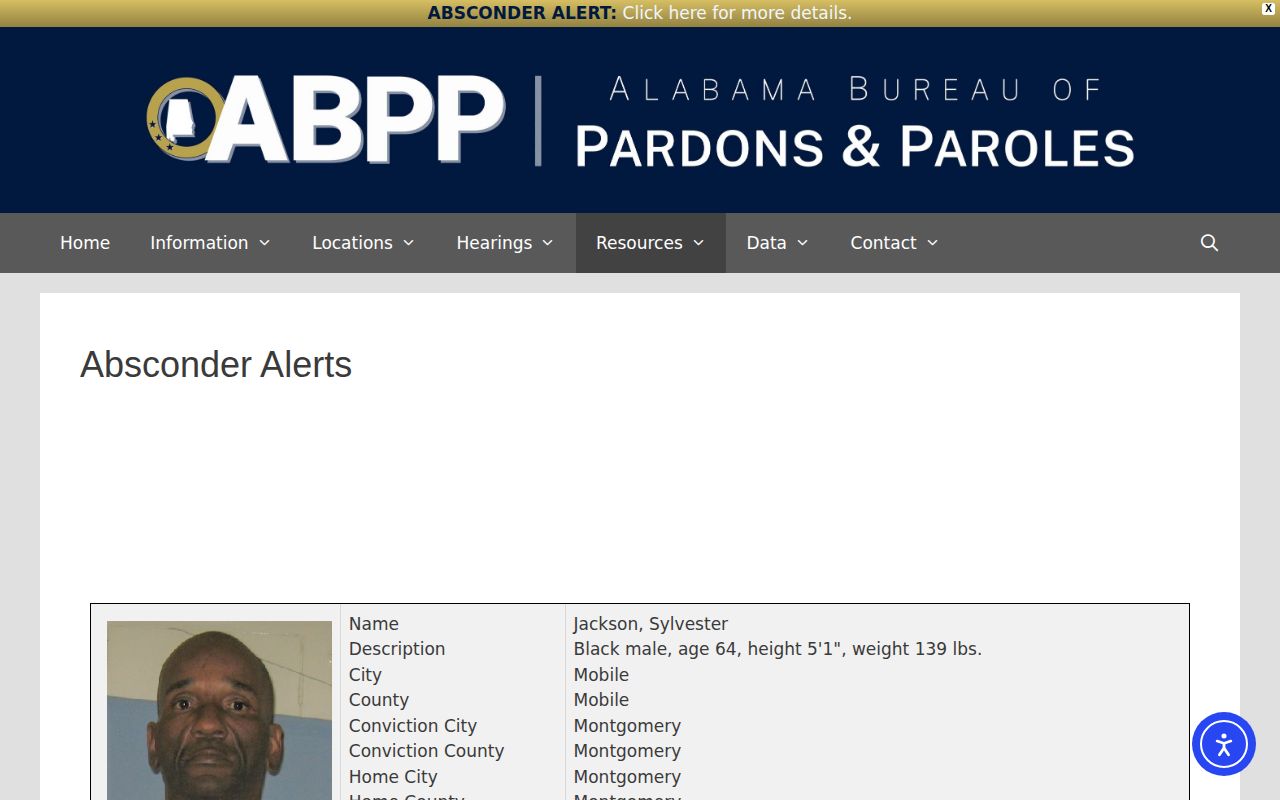 Greene County parole and probation absconder alerts source